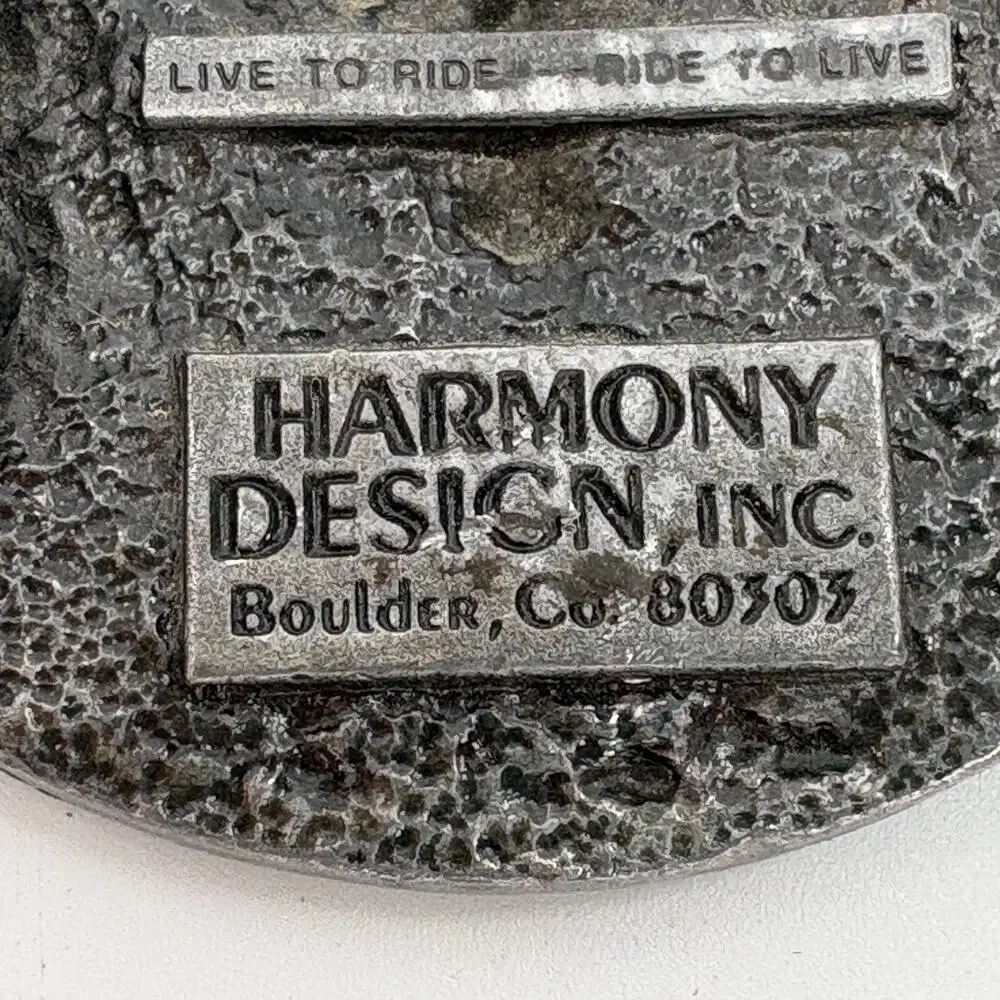 Harley-Davidson Belt Buckle Harmony Design B-88 Born In The USA Eagle Flag